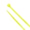 South Main Hardware Cable Tie, 11 in L, 3 in Max Bundle Dia., Fluorescent Yellow, Nylon, 75 lb Strength, 100 PK 220178 - alternate 1